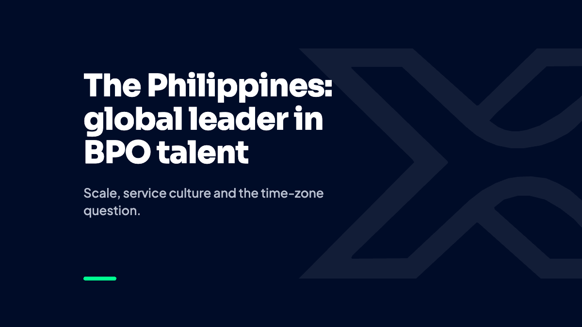 The Philippines: global leader in BPO talent. Xeasonal Insights.